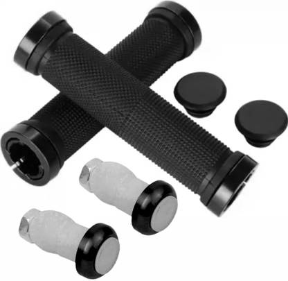 DSTECHBAR Cycle Grip with Light Cycling Lock-on Anti-Slip Cycle Handle Grips, indicator LED Rear Break Light