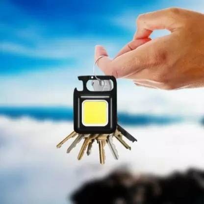 NKL New LED Keychain Flashlight 295 Rechargeable 3 Lighting Modes With Bottle Opener Torch