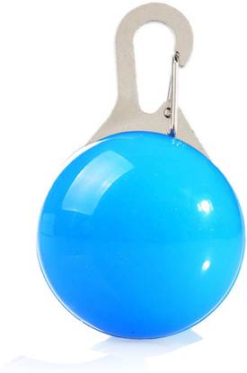 Qpets Dogs Collar Lights for Night Walking, Blue Light, Rechargable LED Collar Lights LED Front Light