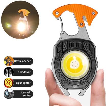 CLVMART KEYCHAIN COB LIGHT WITH LIGHTER LED Front Light