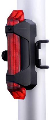स्ट्रॉस Usb Rechargeable 5 Led Cycle Tail Light | Cycle Light | Cycle Back Light LED रियर ब्रेक लाइट