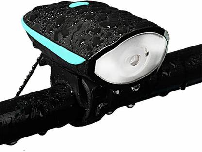 GJSHOP Cycle Light and Horn/Cycle Lights Rechargeable Waterproof (140 dB) Cycle Light LED Front Light