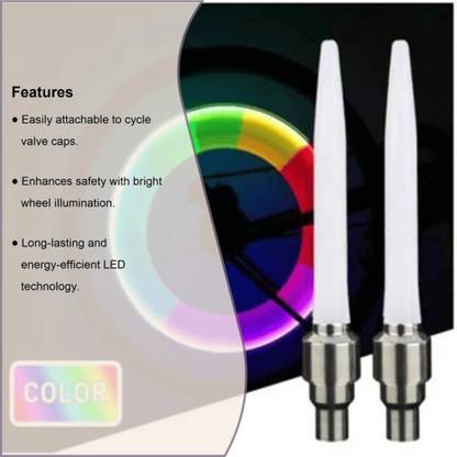 DSS Best Quality Wheel Valve Light For Bike Tyres Car Tyre Bicycle Tyre LED Wheel Reflectors