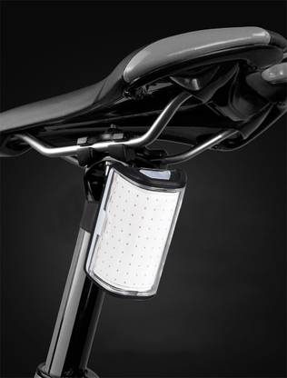 TUHI Cycle Tail Light Powerful Bright Red+Blue Cob Rechargeable Waterproof Arm Light LED Rear Break Light