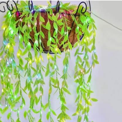 PEGACORN Vine Leaf Curtain LED String Light, 200 LEDs, 8 Modes, Remote Control. LED Lantern