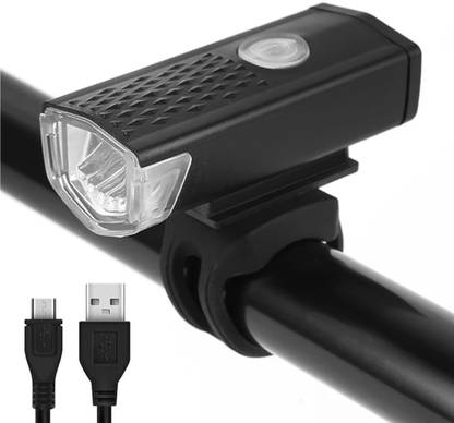 Onbicle Cycle Headlight 300 lumens, 800mAh Battery USB Chargeable Waterproof 3 Modes LED LED Front Light