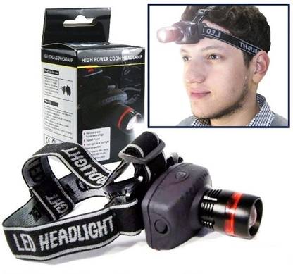 Triangle Ant ™ Black High Power LED Head Light !Plastic LED Headlamp !Torch Miner Lamp LED Headlamp
