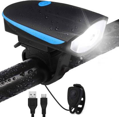 ENETLY Rechargeable Bike Front Light and Horn LED Front Light