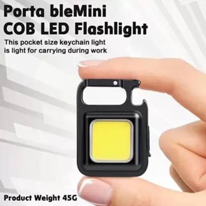 NKL New LED Keychain Flashlight 279 Rechargeable 3 Lighting Modes With Bottle Opener Torch