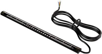 Biroller Universal License Plate LED Light Strip with 48 SMD LED Brake Stop Turn Signal LED Front Light
