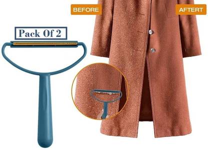 Silver tech 2 Brush Fluff Fuzz Fabric Shaver For Woolen Coat Carpet Lint Remover Lint Roller