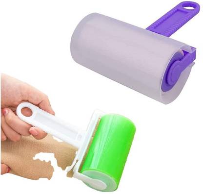 KUNYA Small & Big Size Manual Reusable Lint Hair Remover for Clothes,Carpet, Pet Hair Lint Roller