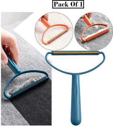 Jantrex 1 Fabric Shaver Reusable Double Sided Hair Removal Brush Metal Lint Remover Lint Roller