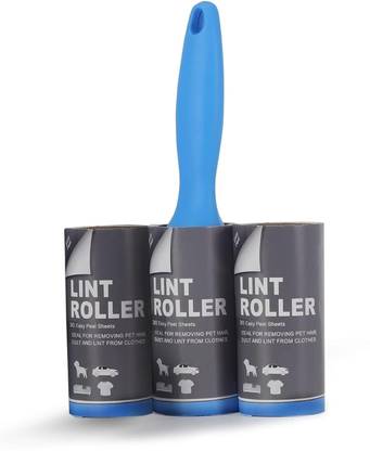 Jirola Lint Remover Brush Reusable Sticky Picker Cleaner Roller Easy- Blue Daisy 3 R Lint Roller