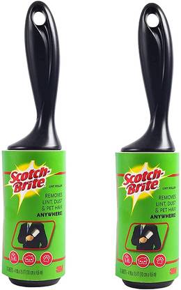 Scotch-Brite Lint Roller with 30 Sheets Pack of 2 Lint Roller