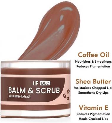 Arcanuy Moisturize Lightening Coffee Lip Scrub & balm Mask coffee