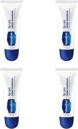 Vaseline 24H total Moisture lipbalm Set of 4 no flavour