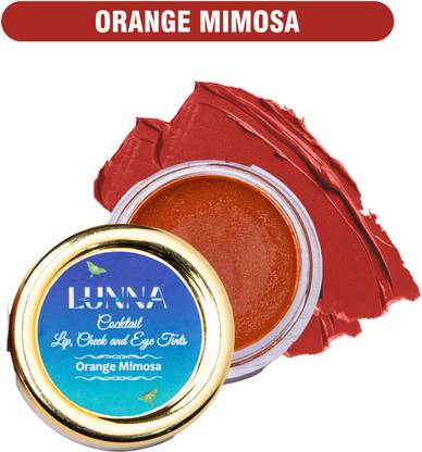 LUNNA Orange Tint for Lips, Cheeks, and Eyes, Vegan-friendly Orange