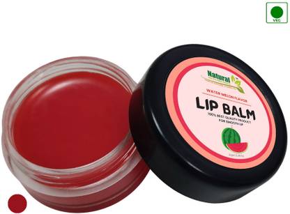 Natural Health and Herbal Products Red Water-Melon Lip Balm: Flavorful Protection for Your Lips SPF Protection Water Melon