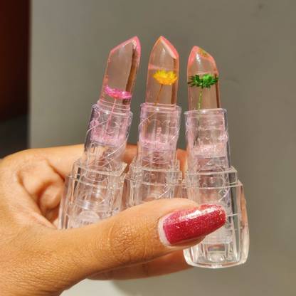 manasona Korean Lipstick Combo Waterproof Flower Matte Lipstick Jelly Color Changing CANDY