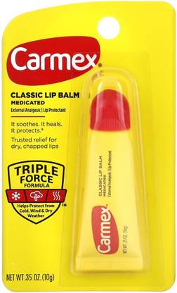Carmex Classic Lip Balm Medicated 10g ( 0.35 oz ) Lip Balm Tube