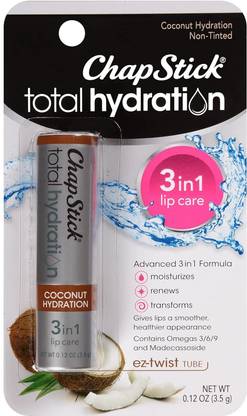 Chapstick Total Hydration 3-in-1 Lip Care - Coconut Hydration coconut
