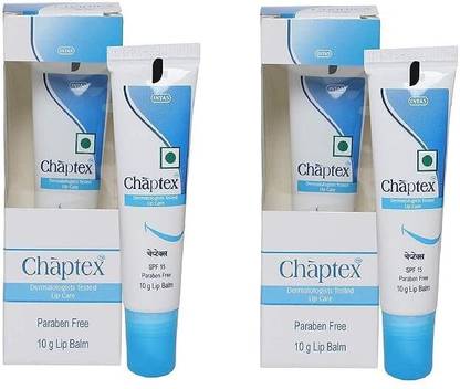Chaptex Lip Care | For Dry & Chapped Lips | Deep Hydrating (Pack of 2) NA