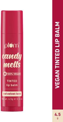 Plum Candy Melts Red Velvet Love Tinted Lip Balm | Hydrates Dry & Chapped Lips Red Velvet Love