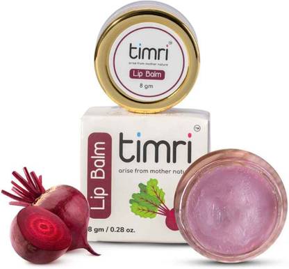 Timri Brightening Lip Balm-Brightens Pigmented lips Prevents Sun Damage For dark lips Beetroot
