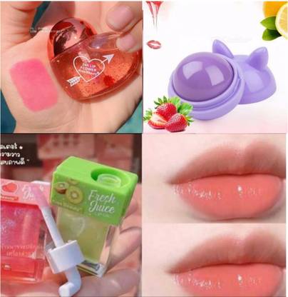 RPC lips- Heart tint, Cartoon lip balm, Juice Gloss NO