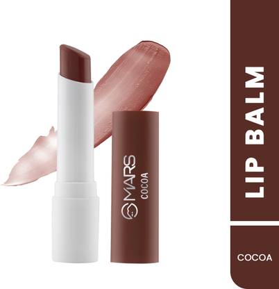 MARS Splash Tinted Lip Balm Enriched with Shea Butter| Non-Sticky & Moisturizing (COCOA)