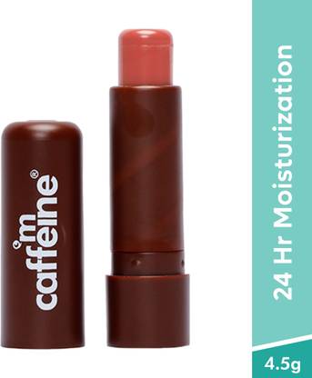 mCaffeine Choco Tinted Lip Balm with Berries for Women & Men for Dry Lips Berries