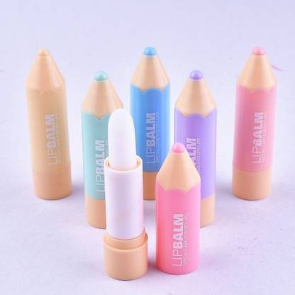 LILLYAMOR Cute Pencil Shape Lip Balm Moisturizer Fruit