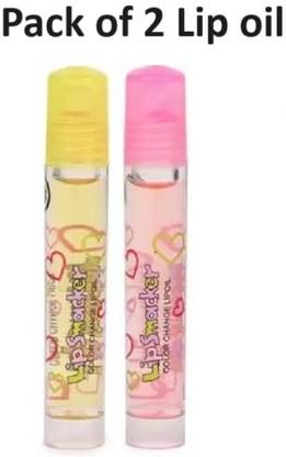 YELGO Lip smacker lip oil Color Change Lip Smacker Gloss Shining,Moisturizing & Glossy Strawberry