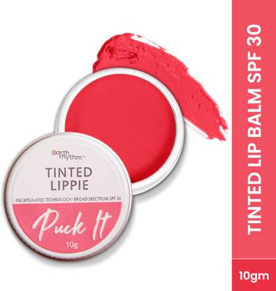Earth Rhythm Tinted Lip & Cheek Tint with SPF30 - Rose Bud, Provides UV Protection - 10 gm Rose Bud
