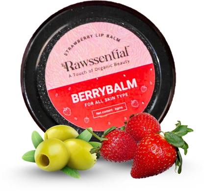 RAWSSENTIAL BerryBalm Tinted Lip Moisturiser | Hydrates & Softens Pigmented Lips Berry