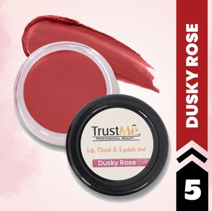 ट्रस्ट मी Lip,Cheek & Eyelids Tint 3 In 1 Enriched With Vitamin-E & Shea Butter Argan Oil