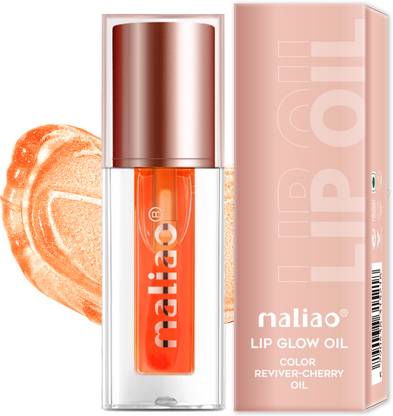 maliao Lip Glow Oil Color Reviver - Cherry Oil Infusion for Vibrant Lips 05-PEACH GLOW
