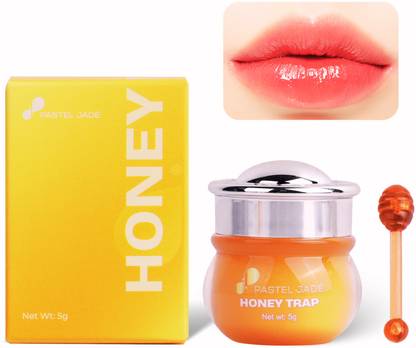 PASTEL JADE Honey Trap Lip Balm for Nourishment, Soft, Smooth & Plump Honey