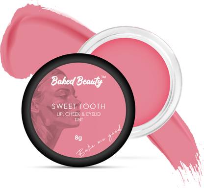 BAKED BEAUTY Lip And Cheek Tinted For Eye Lip And Cheek Lip Stain Lip Stain