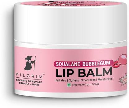 Pilgrim Squalane Lip Balm For Dry & Chapped Lips Enriched With Shea & Cocoa Butter - Bubblegum