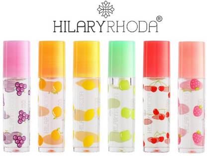 Hilary Rhoda Color Changing Gel Lip Oil Balm Pack OF-6 Mix