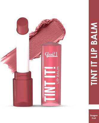Glam21 Tint it LipBalm Everyday Hydration with SPF15 & Vit-E | Shea Butter Avocado Oil Dragon Fruit