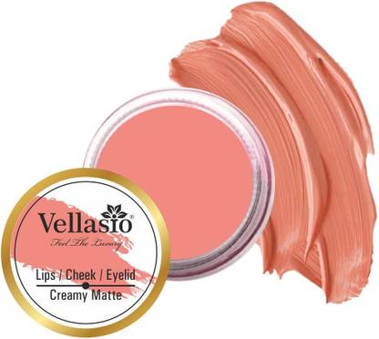 vellasio Lip And Cheek Tint - Tinted Lip Balm For Girls - Lip Tint Cheek Blush For Women Peach