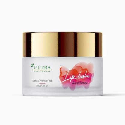 Ultra Healthcare Lip Balm for Dark,Dry & Chapped lips,[Non-Sticky-Paraben-free] for Women & Men Raspberry