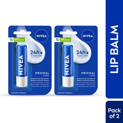 NIVEA Essential Care Lip Balm Combo