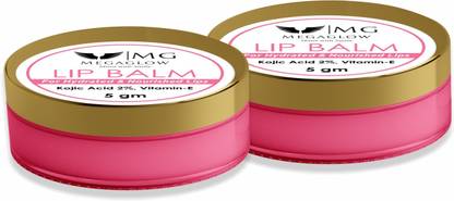 MG MEGAGLOW with slogan Shine with Smile Strawberry lipbalm strawberry, fruity