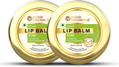 khadi ORGANIQUE Kiwi Lip Balm No Chemicals 100 % Organique 5 gm Kiwi