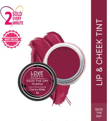LOVE EARTH Multipot-Sieze The Day Lip Tint For Lips, Eyelids & Cheeks chocolate vanilla