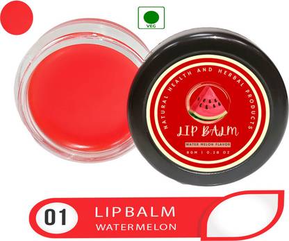 Natural Health and Herbal Products Exotic Water-Melon Fusion Lip Revitalizer Soft Lips Natural Liptint bibirkering Water Melon